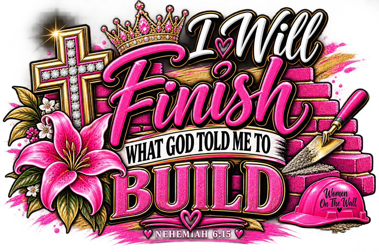 I Will Finish What God Told Me to Build product artwork