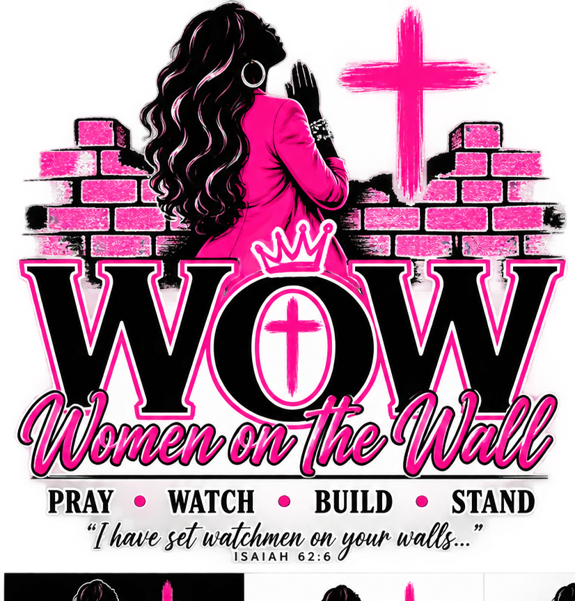 WOW Women on the Wall Bible Tote front design