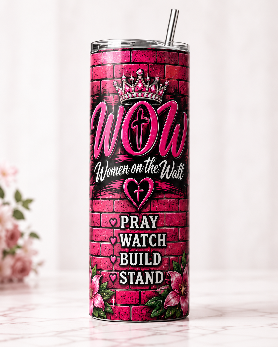 WOW Women on the Wall tumbler